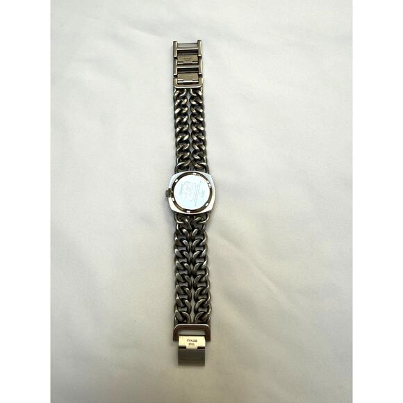 Vintage Women's Y2K Diesel Watch DZ 2096 Stainless Steel Double Chain Expander - Picture 6 of 7